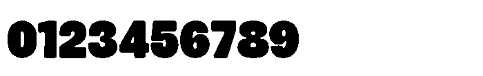 Mickon Bold Font OTHER CHARS