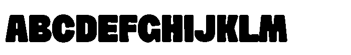 Mickon Bold Font UPPERCASE