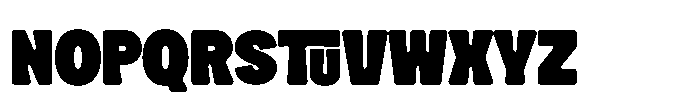 Mickon Bold Font UPPERCASE