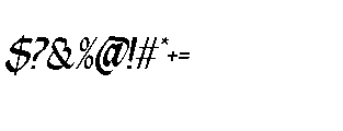 Micky Rinse Font OTHER CHARS