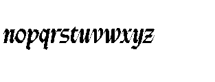 Micky Rinse Font LOWERCASE