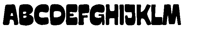 Mickyland Font UPPERCASE