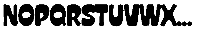 Mickyland Font UPPERCASE