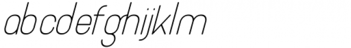 Micolesther Italic Font LOWERCASE