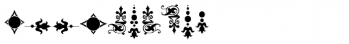 Micro Fleurons Eleven Font OTHER CHARS