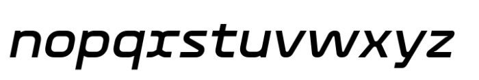 Microchip Bold Italic Font LOWERCASE