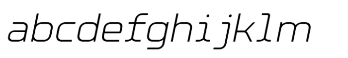 Microchip Light Italic FONT