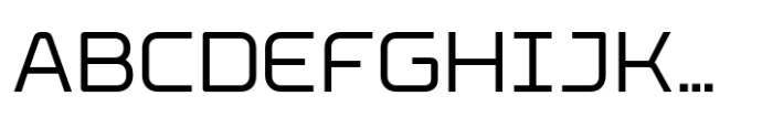 Microchip Medium Font UPPERCASE