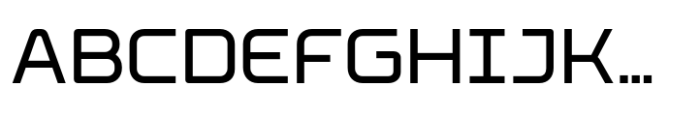 Microchip Semi Bold Font UPPERCASE