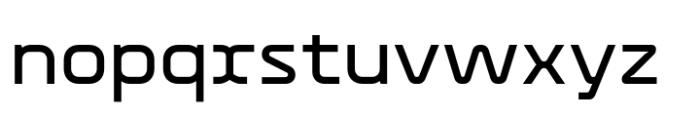 Microchip Semi Bold Font LOWERCASE