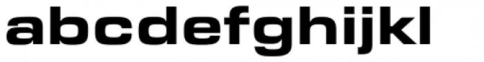 Microgramma EF Bold Extended Font LOWERCASE