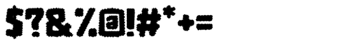 Microlith Crankle Font OTHER CHARS