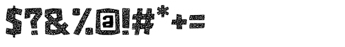 Microlith Dragee Rough Font OTHER CHARS