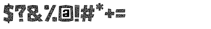 Microlith Dragee Font OTHER CHARS