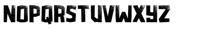 Microlith Letterpress Font UPPERCASE