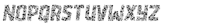 Microlith Polka Rough Italic Font UPPERCASE