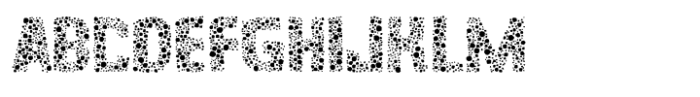 Microlith Polka Rough Font UPPERCASE