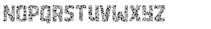 Microlith Polka Rough Font UPPERCASE
