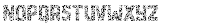 Microlith Polka Rough Font LOWERCASE