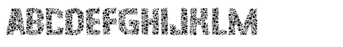 Microlith Polka Font UPPERCASE