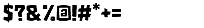 Microlith Rough Font OTHER CHARS
