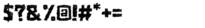 Microlith Rustic Font OTHER CHARS
