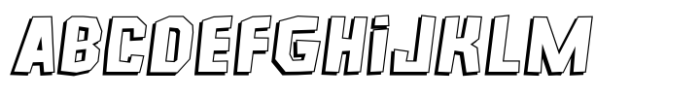 Microlith Shadow Italic FONT