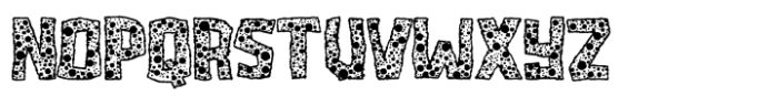 Microlith Spotty Rough Font LOWERCASE