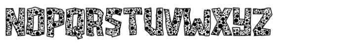 Microlith Spotty Font UPPERCASE