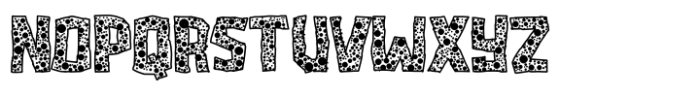 Microlith Spotty Font LOWERCASE
