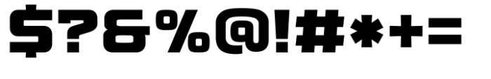 Microsport Bold Font OTHER CHARS
