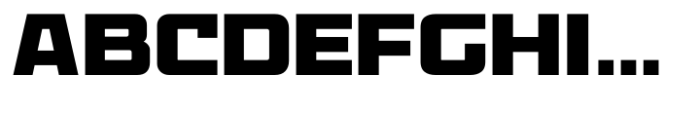 Microsport Bold Font LOWERCASE