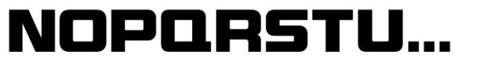 Microsport Bold Font LOWERCASE