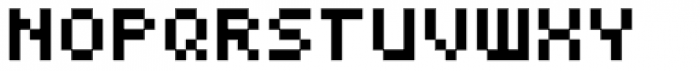 Microtooth Font LOWERCASE