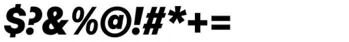 Mid Century Sans XBold Italic Font OTHER CHARS