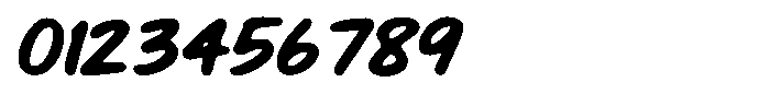 Midable Blur Font OTHER CHARS