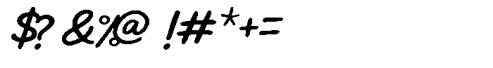 Midable Regular Font OTHER CHARS