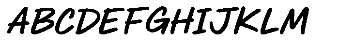 Midable Regular Font UPPERCASE