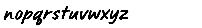 Midable Regular Font LOWERCASE