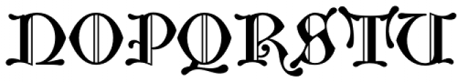 Middle Ages Regular Font UPPERCASE