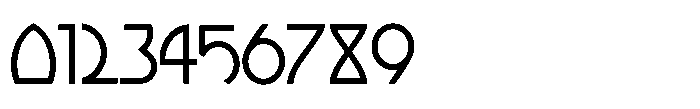 Mideastern Nouveau JNL Regular Font OTHER CHARS