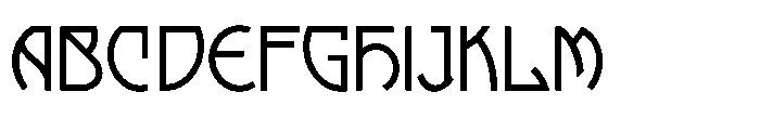 Mideastern Nouveau JNL Regular FONT
