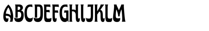 Midfonde Font UPPERCASE