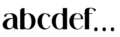 Midland Luxury Black Font LOWERCASE