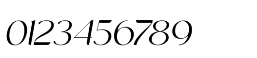 Midland Luxury  Italic Font OTHER CHARS