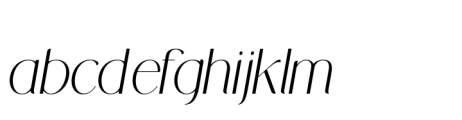 Midland Luxury  Light Italic FONT