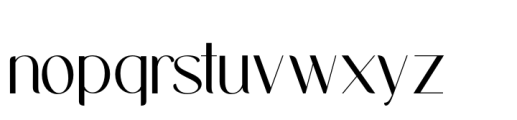 Midland Luxury Regular Font LOWERCASE