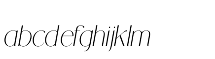 Midland Luxury Thin Italic FONT
