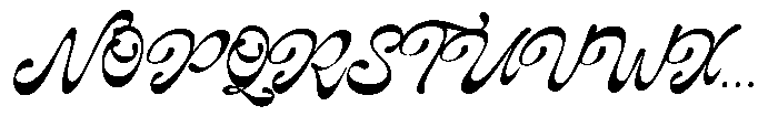 Midle time Font UPPERCASE