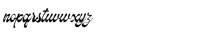Midle time Font LOWERCASE